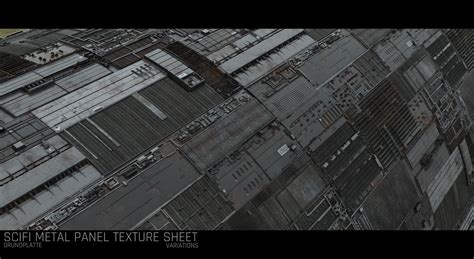 ArtStation - Sci Fi Wall Panel Texture Set 4 | Resources