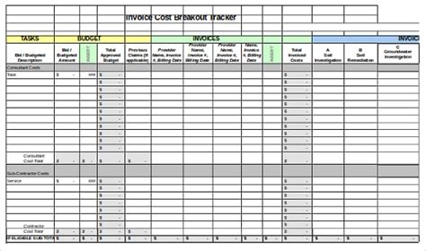 Sales Invoice Tracker Excel Template – pulp