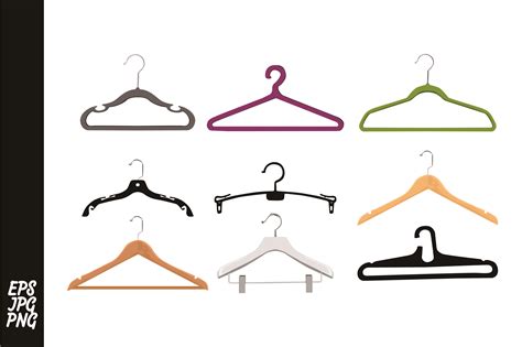 Clothes Hanger Vector Variant Set Graphic by Arief Sapta Adjie · Creative Fabrica