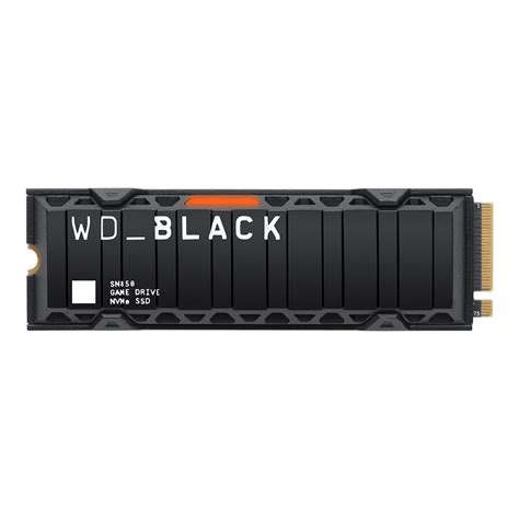 500 GB SSD (เอสเอสดี) WD BLACK SN850 (WITH HEATSINK) - PCIe 4/NVMe M.2 ...