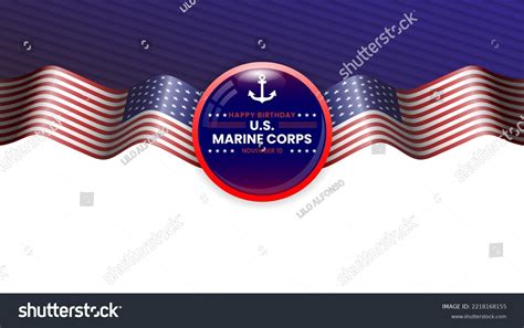 Us Marine Corps Birthday Card Background Stock Vector (Royalty Free) 2218168155 | Shutterstock