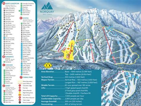 Trail map Mt. Norquay – Banff