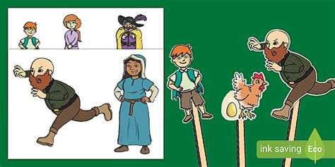 Jack and the Beanstalk Printable Characters (teacher made)