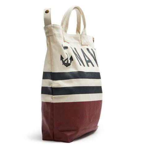 Navy Tote Bag | Red Canoe | Official Site