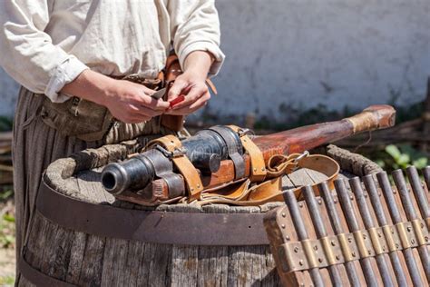 The Ancient Weapons of the Ukrainian Cossacks Stock Photo - Image of ...