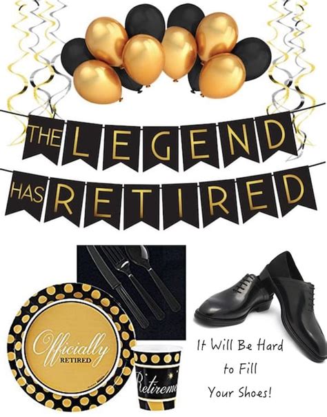 "It Will Be Hard to Fill Your Shoes" Retirement Party | PartyIdeaPros.com