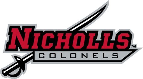 Nicholls State University logo embroidery design - College and ...