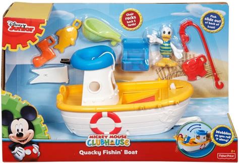 FISHER-PRICE Disney Mickey Mouse Clubhouse Quacky Fishin' Boat - Disney Mickey Mouse Clubhouse ...