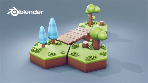 Stylised Clean Modeling & Rendering in Blender 3d | Blender Speed Modeling Cartoon Style Game ...