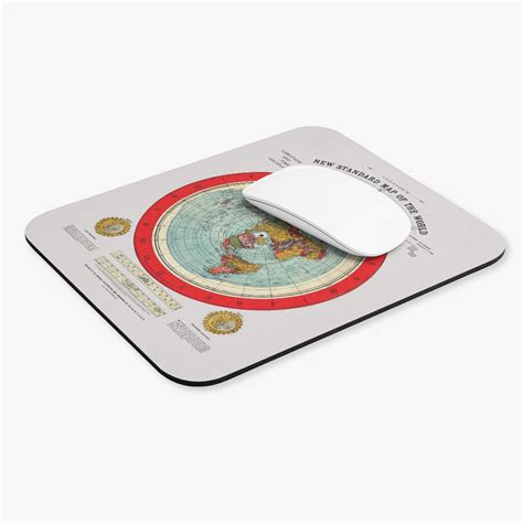 Mouse Mat Pad (Gleason 1892 Map) - Flat Earth Prints