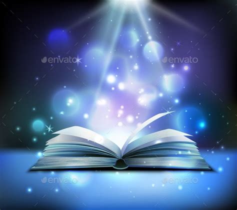 Magic Book Realistic Image | Magic book, Sparkling lights, Dark backgrounds