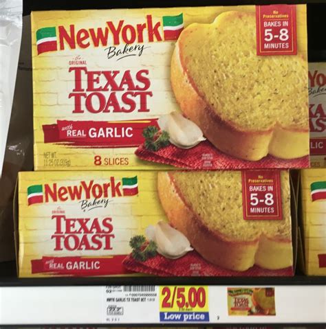 New York Bakery Texas Toast as low as $1.90 at Kroger! | Kroger Krazy