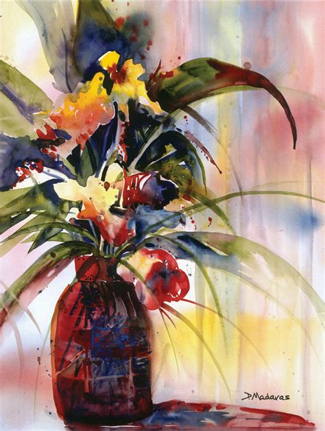 Pat's Flowers Painting by Diana Madaras - Fine Art America