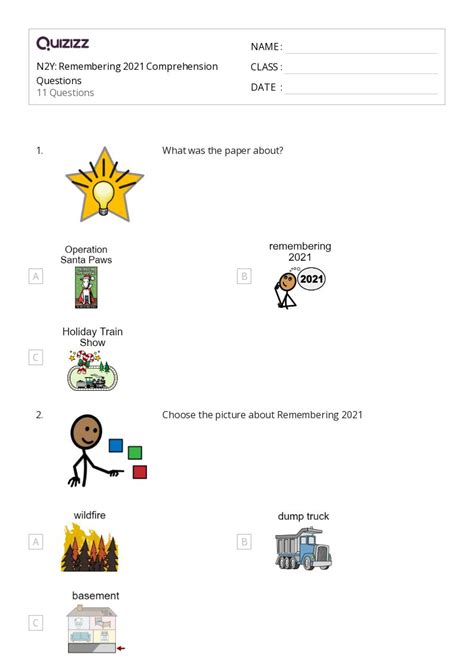 50+ Comprehension Questions worksheets for 8th Grade on Quizizz | Free & Printable