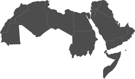 File - Arab World - Svg - Arab World Map Vector , Png - Arab Countries Map Vector Clipart ...