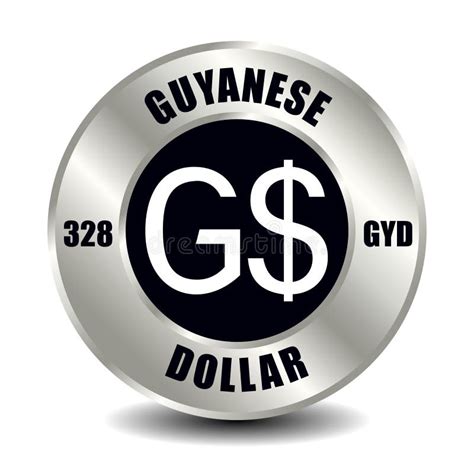 3D Guyanese Dollar of Guyana. Currency Symbol Icon Set Stock Vector - Illustration of icon ...