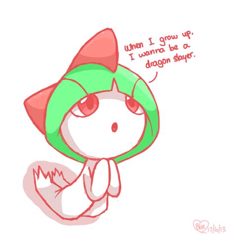 When Ralts grows up by Bluekiss131 on DeviantArt