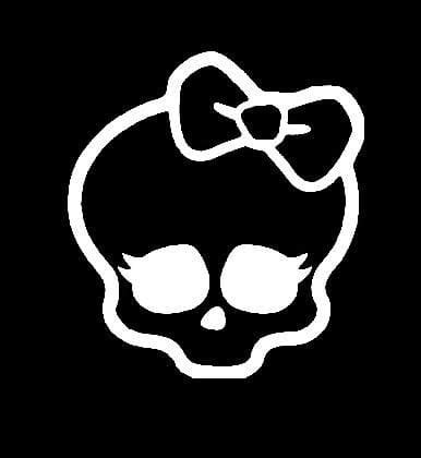 Monster High Skull Window Decal Sticker | Custom Made In the USA | Fast ...