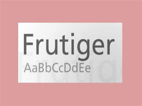 Frutiger Font Family Free Download - Fonts Empire