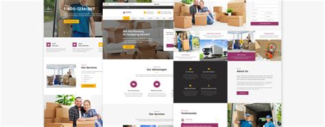 Moving Company Responsive Website Template - TemplateMonster