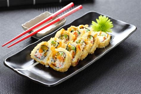 Crunchy Roll Sushi (Tempura California Roll Recipe)