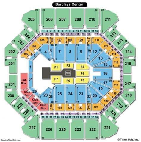 barclays center seating chart concert # ...