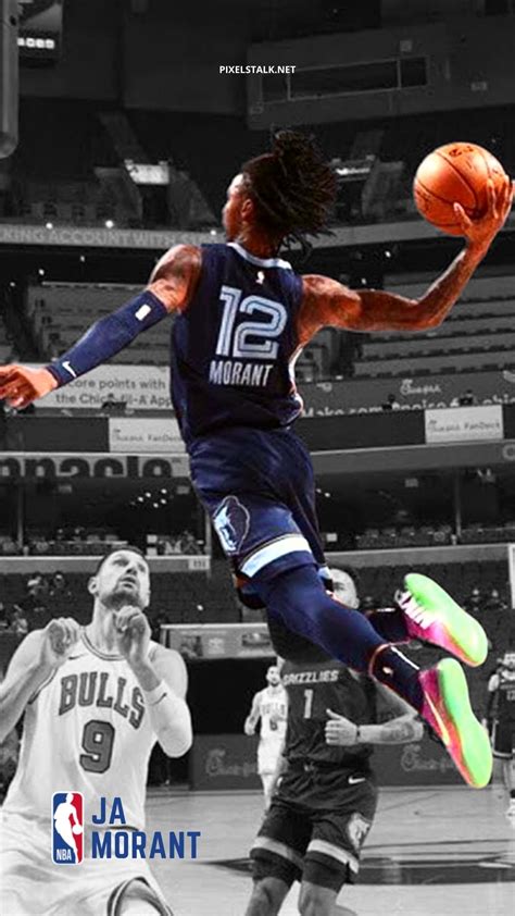 Cool Wallpapers Of Ja Morant Dunking