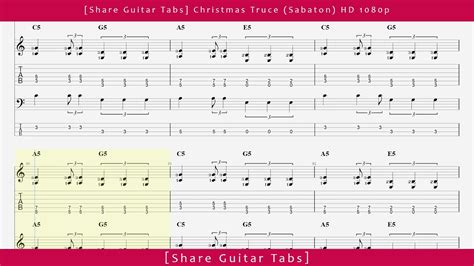 [Share Guitar Tabs] Christmas Truce (Sabaton) HD 1080p - YouTube