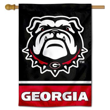 Georgia Bulldogs 2-Sided Home Flag - State Street Products