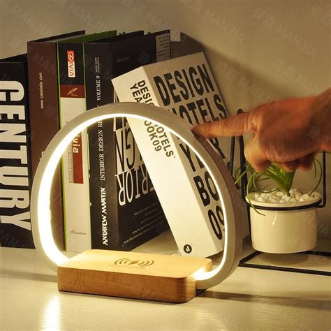 Wireless Charger LED Table Lamp with Touch Control | www.technoviena.com