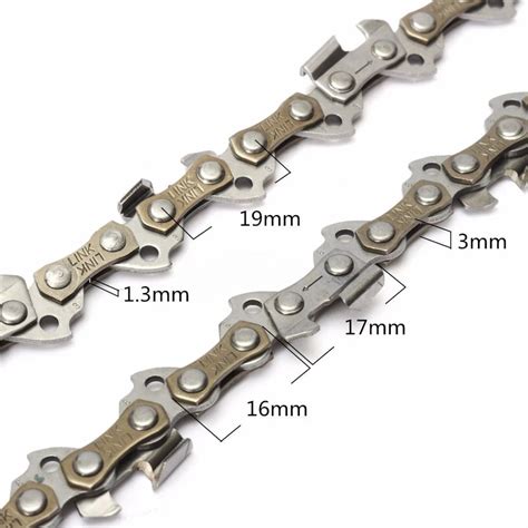 10'' Chainsaw Chain Blade Saw Chain Blade 40 DL Drive Links 3/8'' Pitch Replacement Chainsaw ...