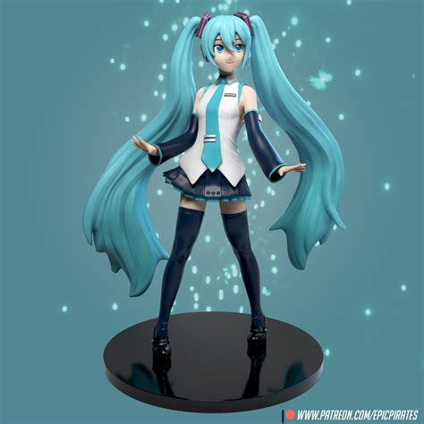 3D file Hatsune Miku 🧑‍🎤・Template to download and 3D print・Cults