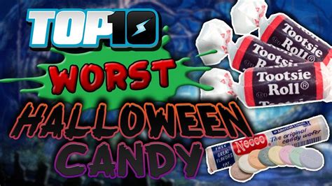 Top 10 WORST Halloween Candy - YouTube