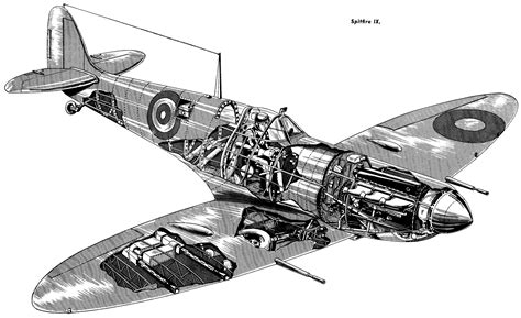 Spitfire_Av_sk_4307_cutaway | Aircraft of World War II - WW2Aircraft.net Forums