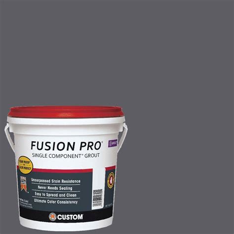 Custom Building Products Fusion Pro #370 Dove Gray 1 Gal. Single Component Grout-FP3701-2T - The ...