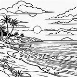 Sunset coloring page Free Downloads And Creative Fun  Printable sketch template