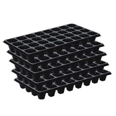 SPRING PARK 5Pcs Nursery Pots Seed Starting Kit - Plastic Plant Trays | Plastic Plant Pots Bulk ...