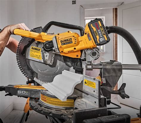 DEWALT FLEXVOLT 120V MAX* Miter Saw, 12-Inch, Double Bevel, Compound, Sliding, Tool/Adapter Only ...