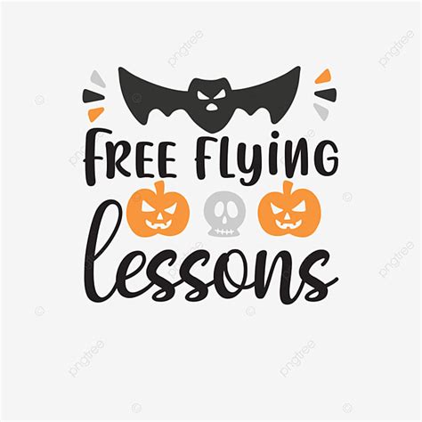 Lessons Vector Hd PNG Images, Free Flying Lessons, Halloween 2021 ...