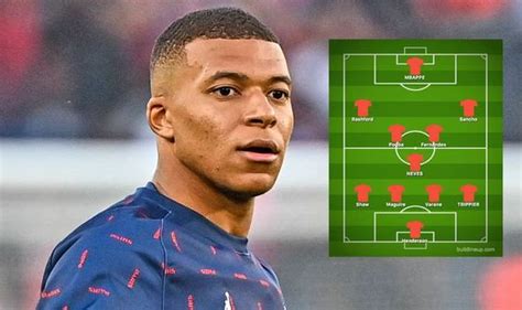 Manchester United's pulsating XI if Kylian Mbappe and two others seal ...