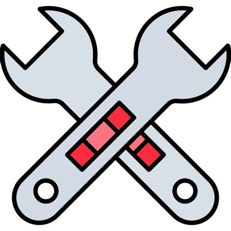 Cross Wrench Generic color lineal-color icon