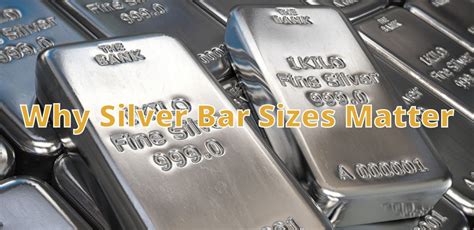 Why Silver Bar Size Matters | BullionMax