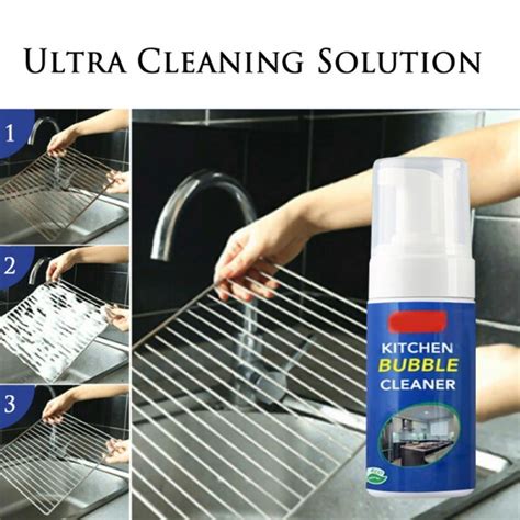 Prettyui 30ML Kitchen Cleaning Foam Multi-purpose Remove Grease Dirt ...