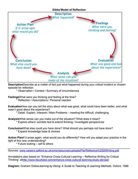 Nursing Management Gibbs Model of Reflection