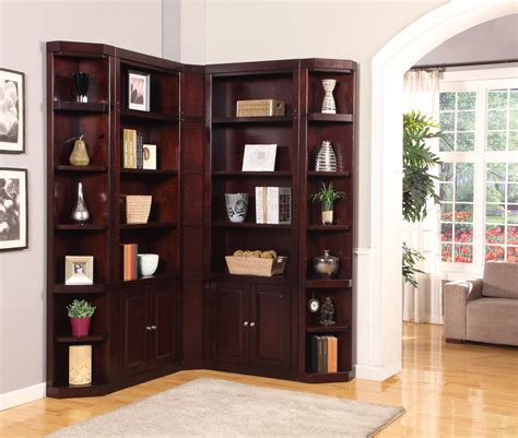 Boston L Shape Bookcase Wall from Parker House | Coleman Furniture