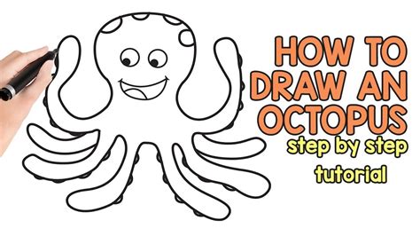 Realistic Octopus Drawing Step By Step