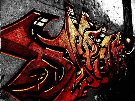 Red and beige graffiti, graffiti, wall HD wallpaper | Wallpaper Flare