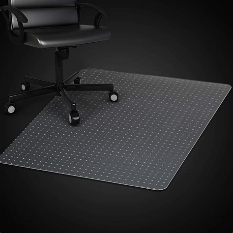 Azadx Clear Office Chair Mat for Low, Standard and No Pile Carpeted ...