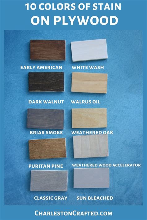 The Best Wood Stains on Birch Plywood