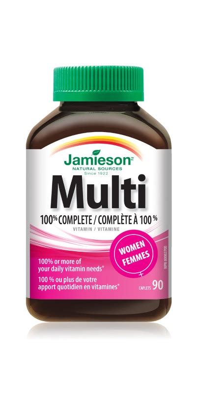 Buy Jamieson Multi 100% Complete Vitamin for Women at Well.ca | Free Shipping $35+ in Canada